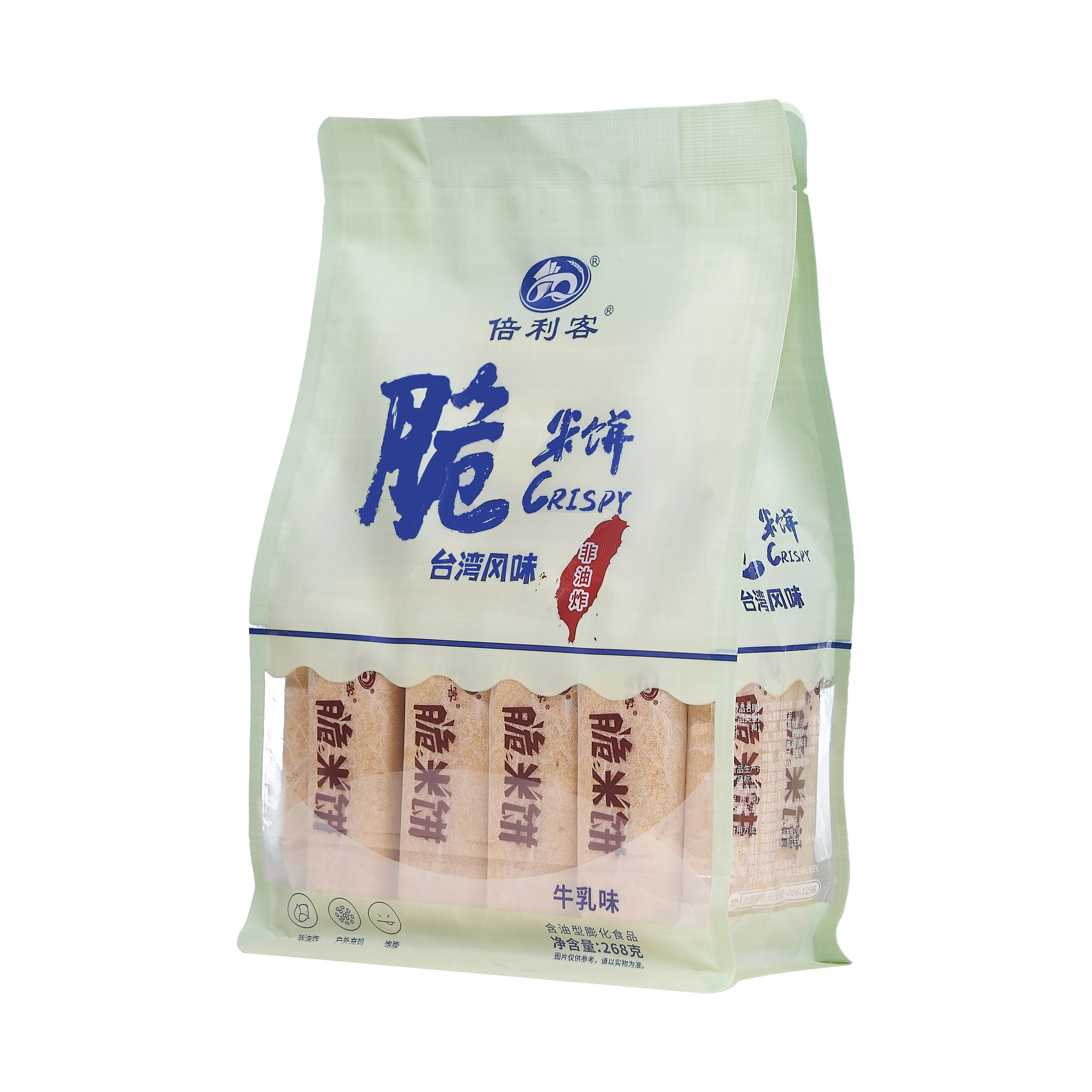 Crispy Rice Cake with Milk Flavor 268g