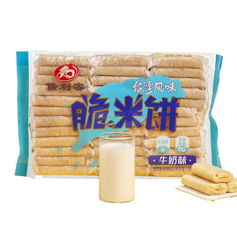 Crispy rice cake with milk flavor 306g